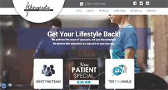 Desktop Screenshot of chiropractichealthgroup.net